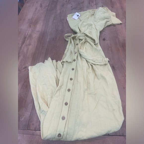 NWT Free people vintage summer midi dress in Lima bean size XS - Picture 7 of 12